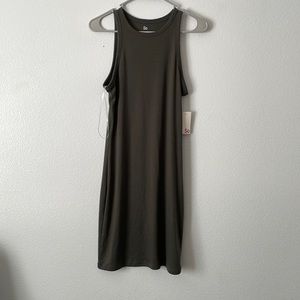 High neck body con dress